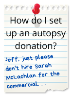 Jeff, just please don't hire Sarah McLachlan for the commercial...