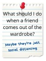 Maybe they're just social distancing.