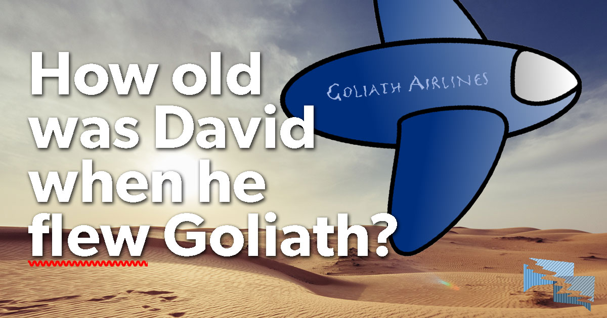 How old was David when he flew Goliath?