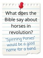 'The Spinning Ponies' would be a good band name.