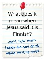 Jeff, how much lakka did you drink prior to writing this?