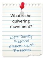 Easter Sunday. Preschool children's church. The horror!