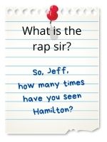 Jeff, how many times have you seen 'Hamilton'?