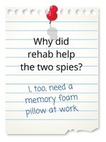 I, too, need a memory foam pillow at work.